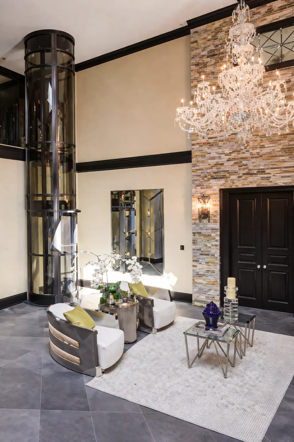 Custom cabinetry installation for a high-end Charlotte home by New Life Building Supplies